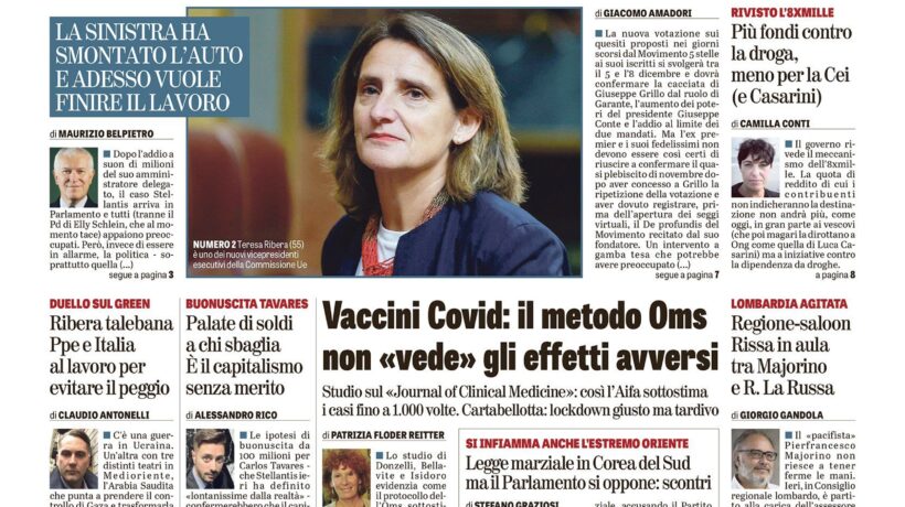 Oggi in edicola