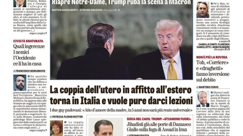 Oggi in edicola