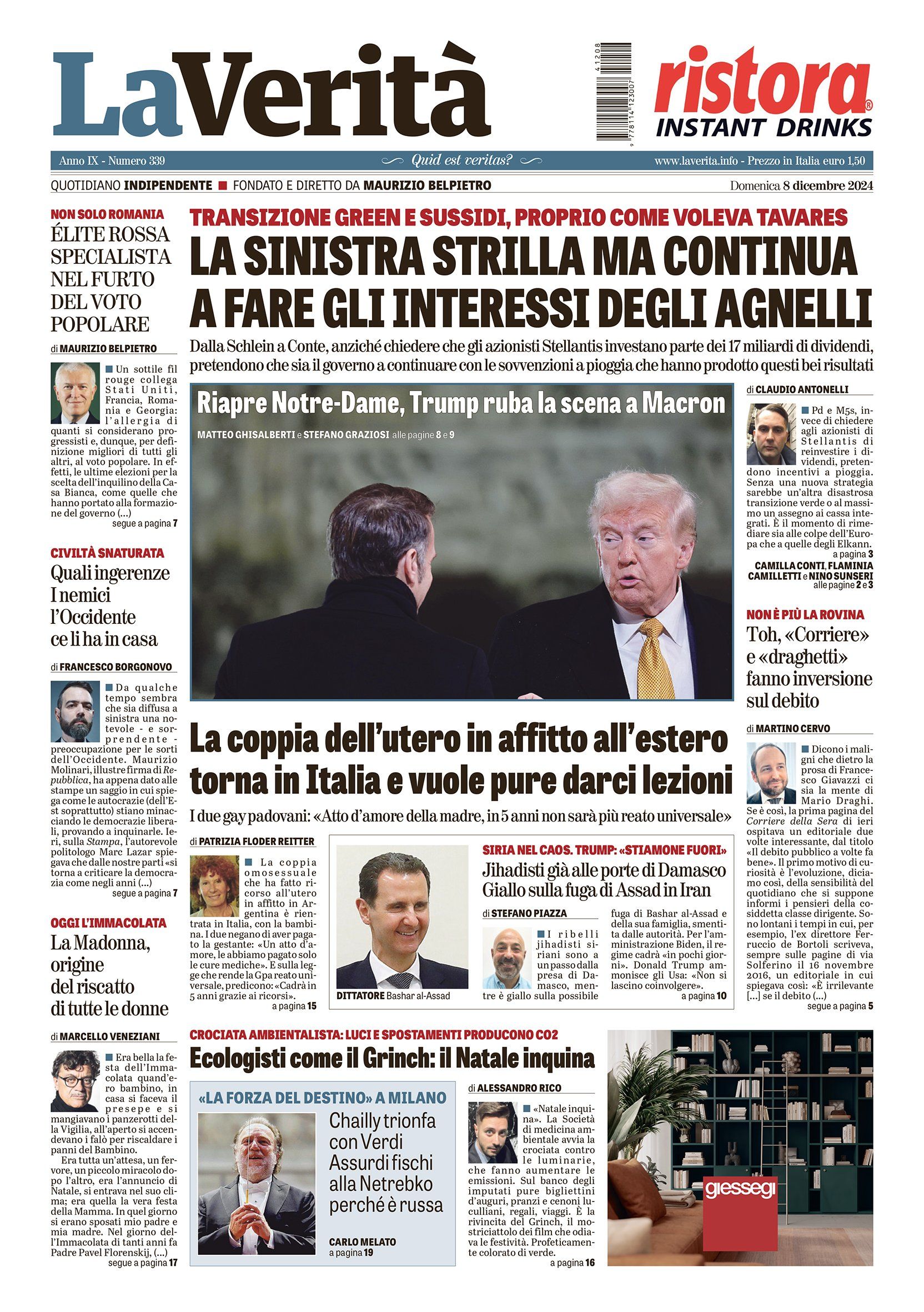 Oggi in edicola