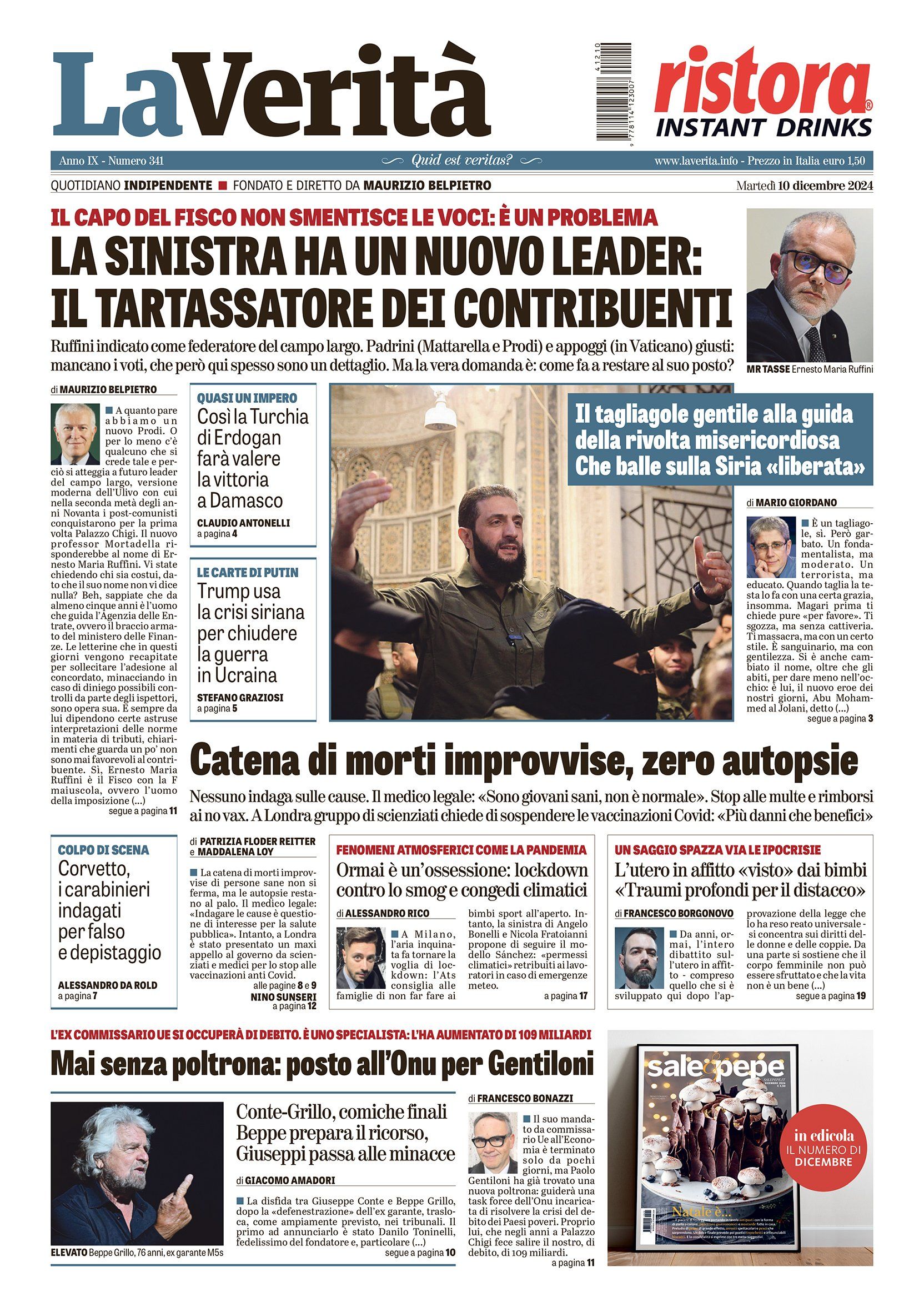 Oggi in edicola