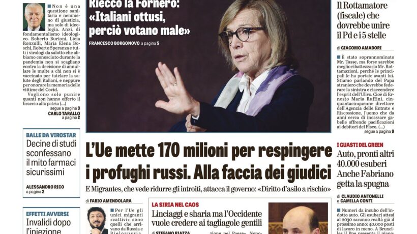 Oggi in edicola