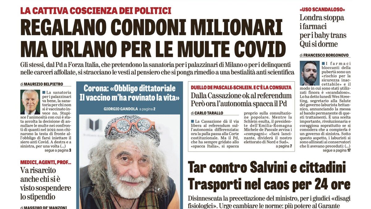 Oggi in edicola