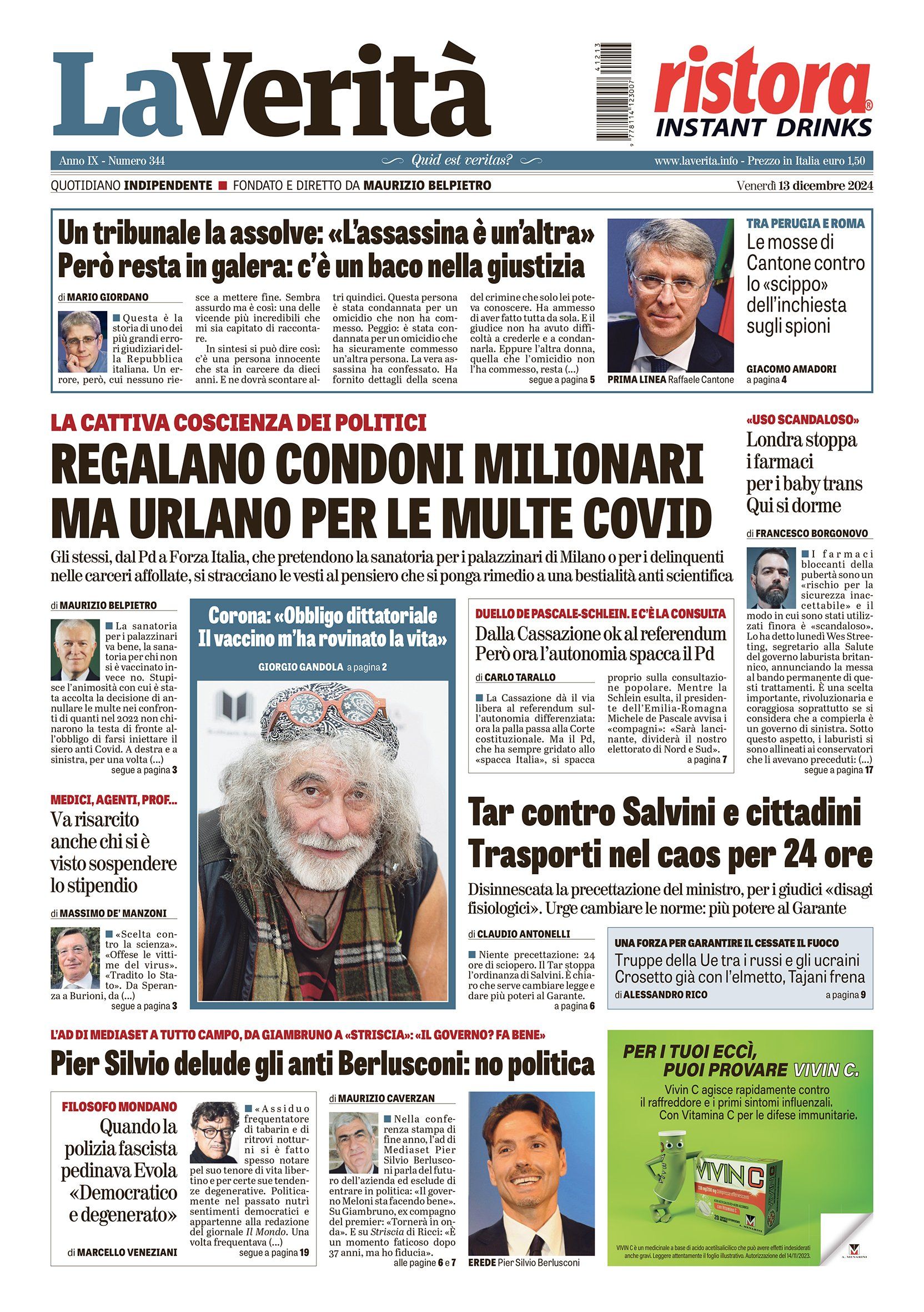 Oggi in edicola