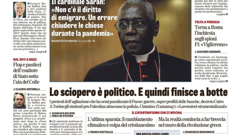 Oggi in edicola