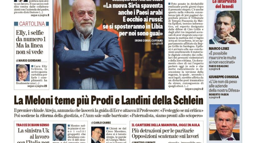 Oggi in edicola