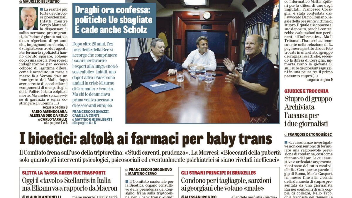 Oggi in edicola