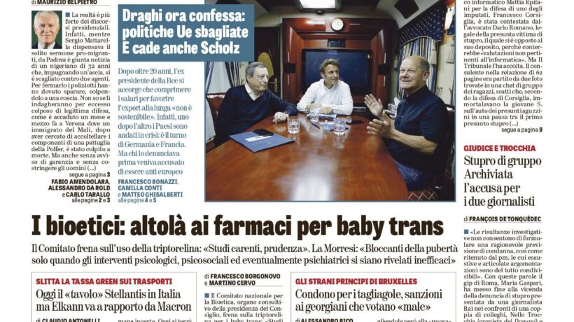 Oggi in edicola
