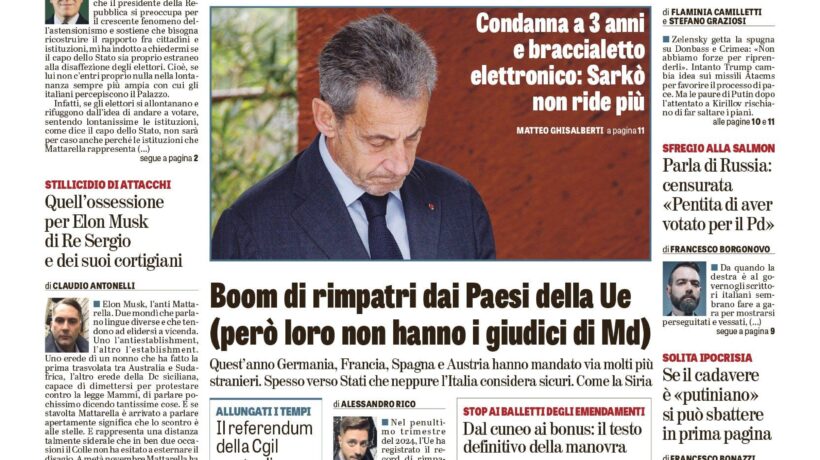 Oggi in edicola
