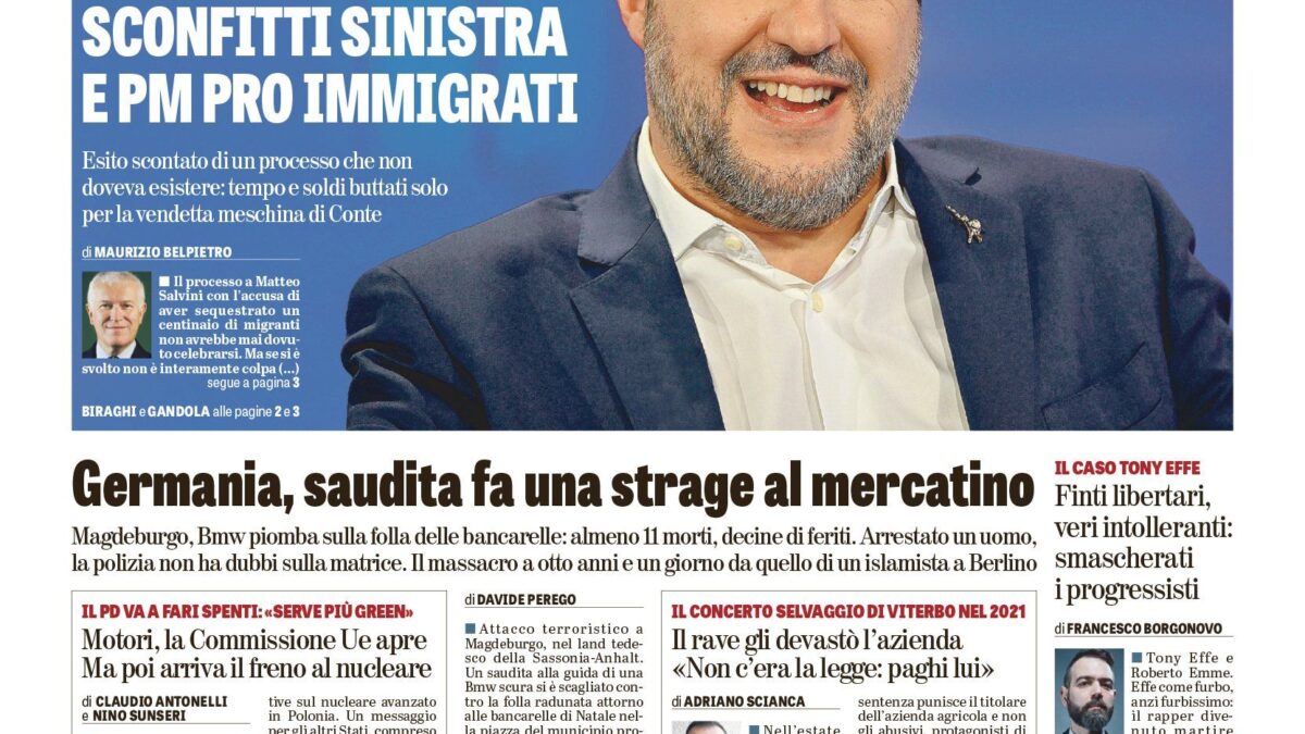 Oggi in edicola