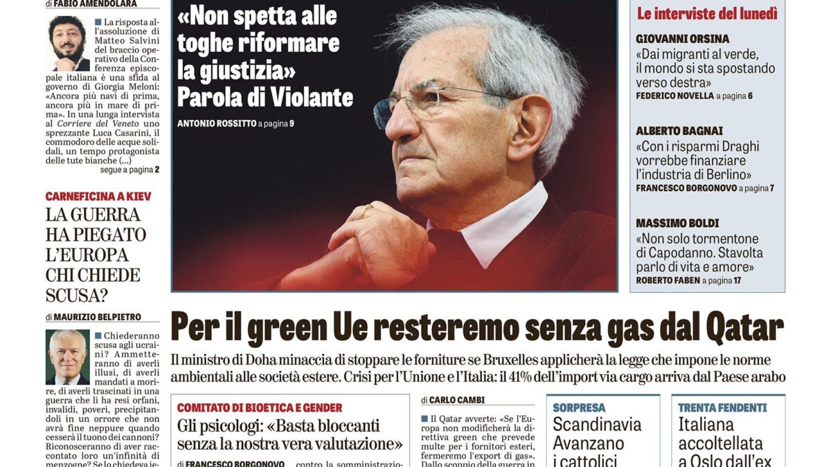 Oggi in edicola