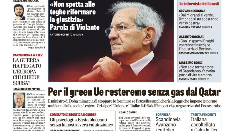 Oggi in edicola