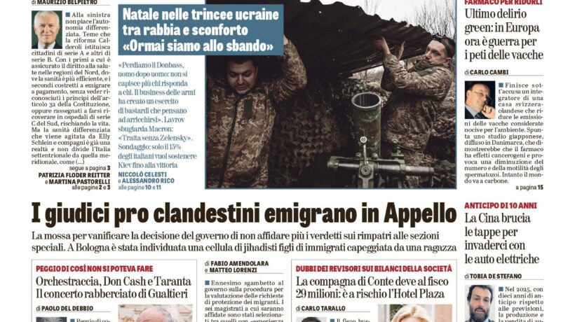 Oggi in edicola