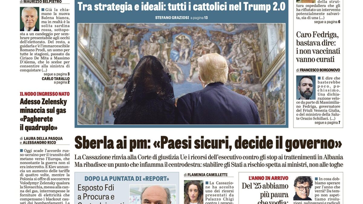 Oggi in edicola