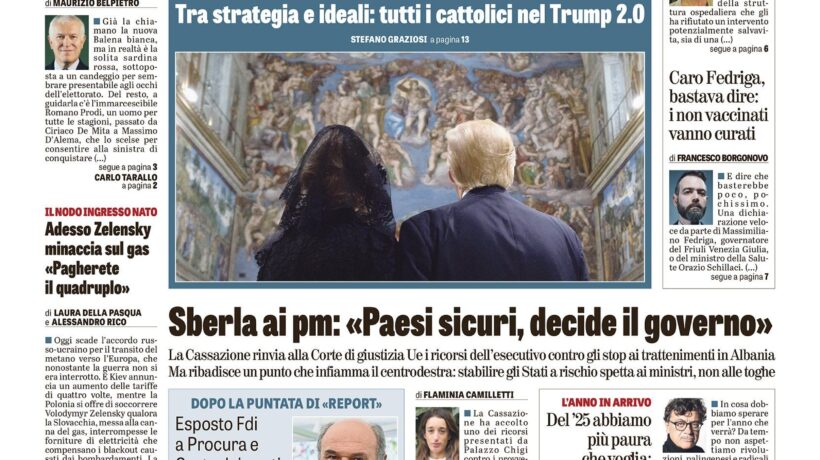 Oggi in edicola