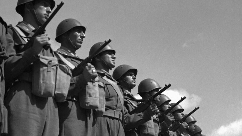 Soldati di leva nel 1949 (Getty Images)