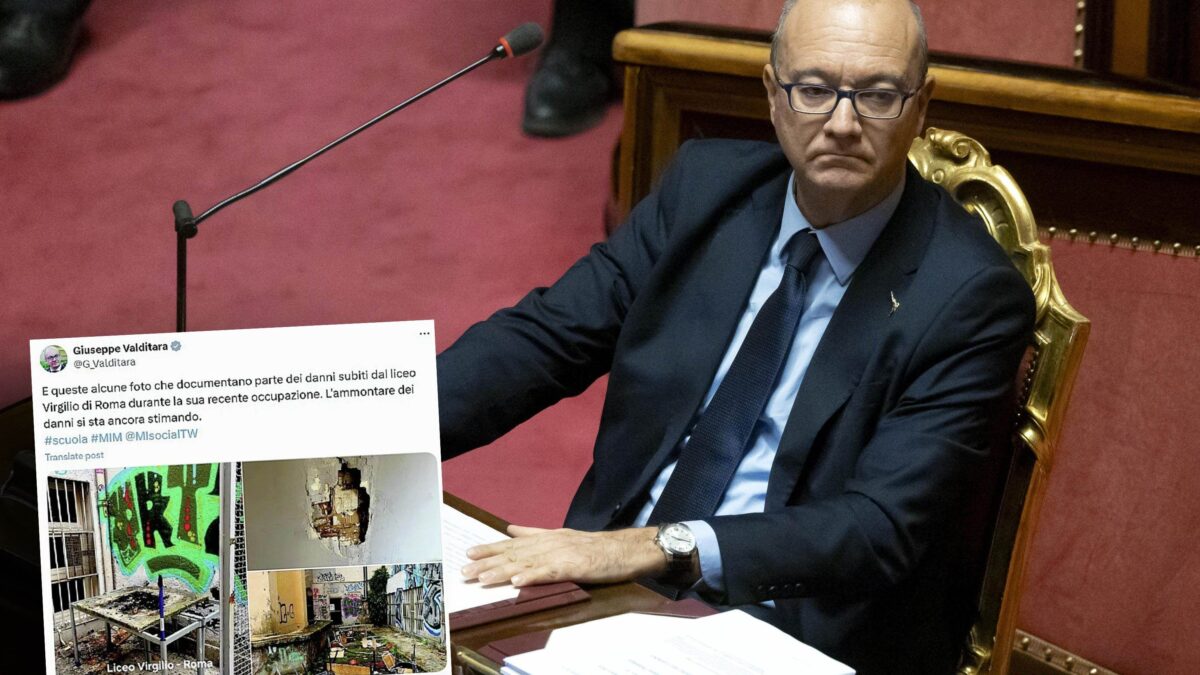 Braccano i «no vax» ma non chi distrugge le aule scolastiche