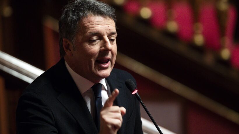 Renzi fa una sceneggiata in Senato per la norma anti compensi esteri