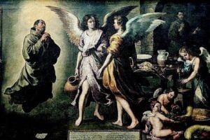 Anche gli angeli mangiano fagioli? No, pane
