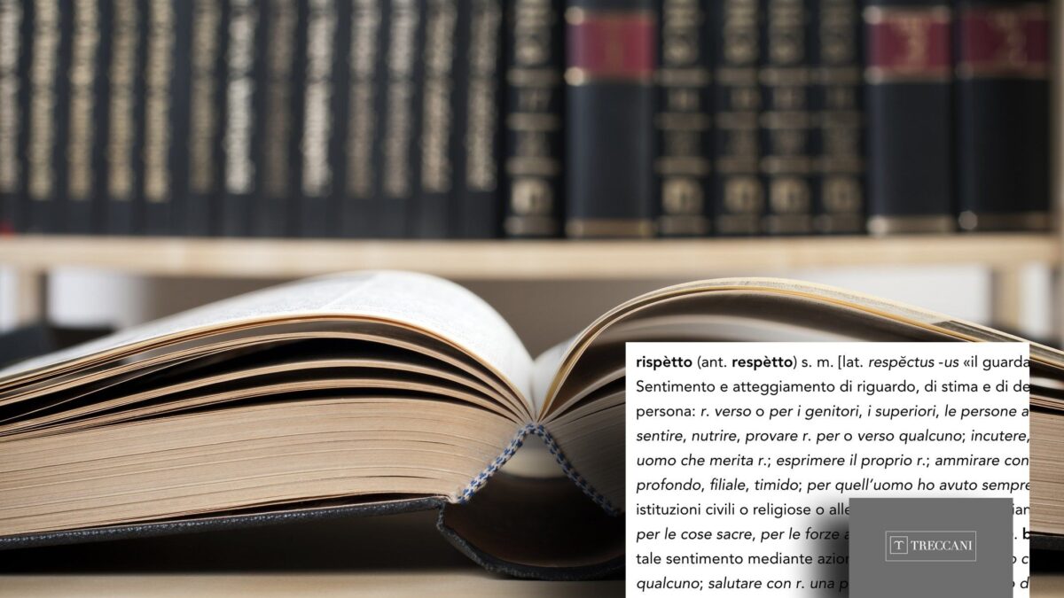 La Treccani si tuffa sul «rispetto». Ma la parola ormai è senza significato