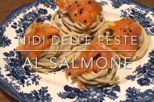 Cuciniamo insieme: nidi delle feste al salmone