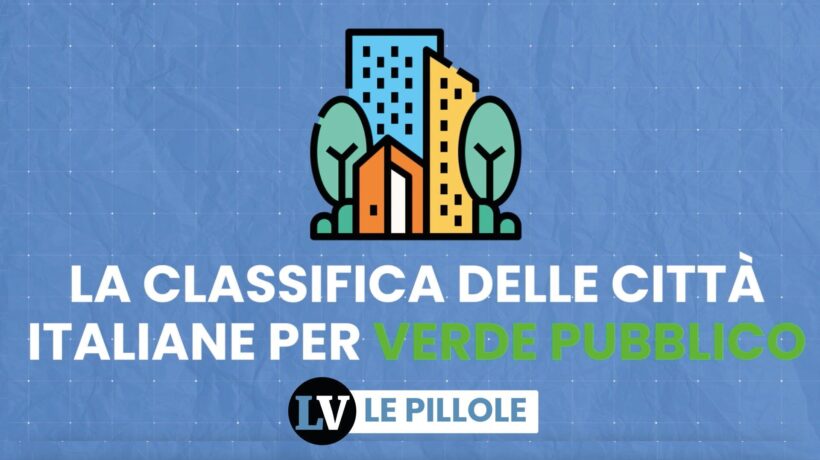 Le città italiane con più verde pubblico