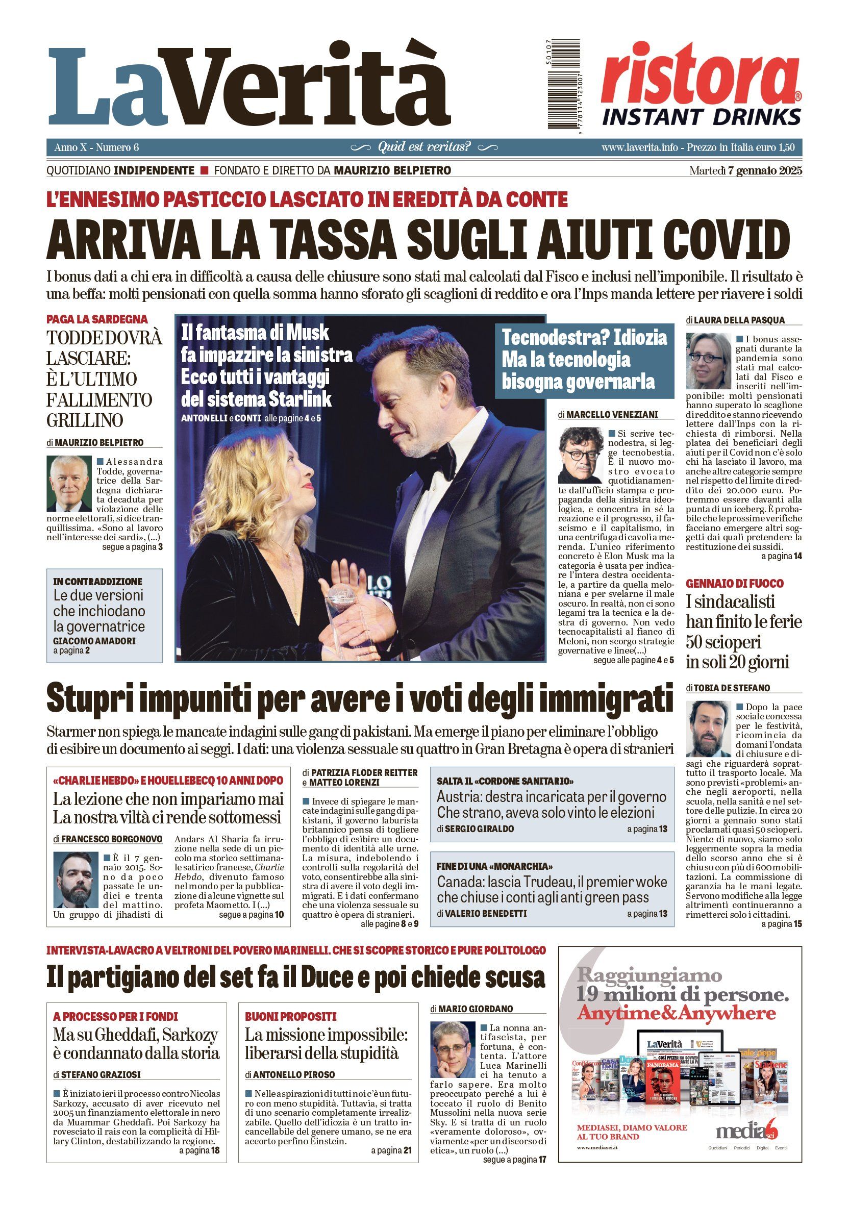 Oggi in edicola