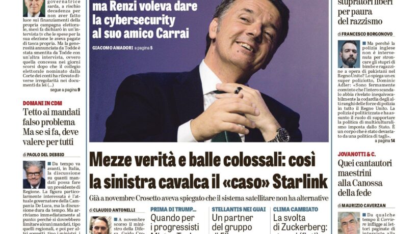 Oggi in edicola