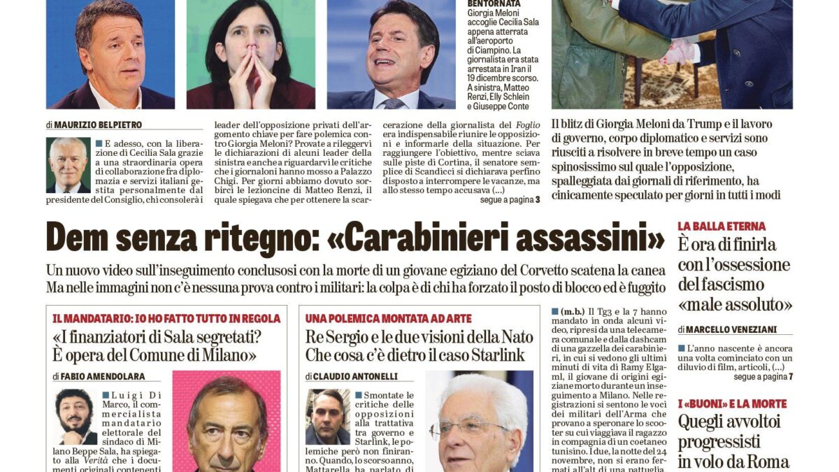Oggi in edicola