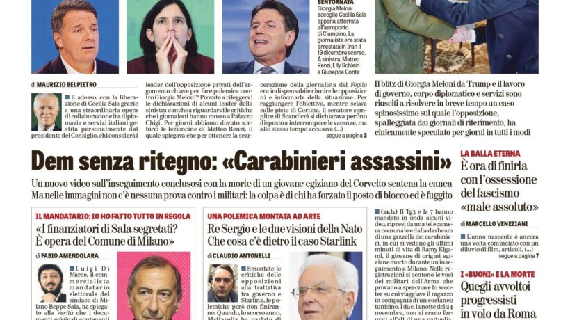 Oggi in edicola