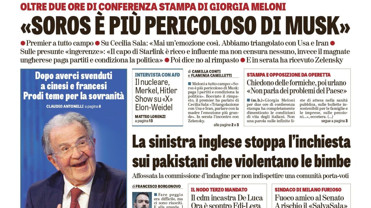 Oggi in edicola