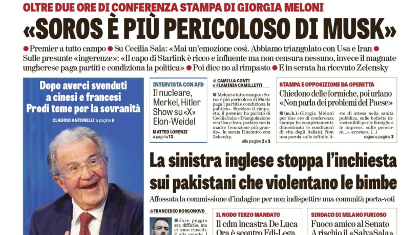 Oggi in edicola