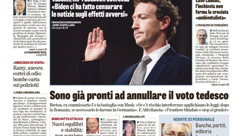 Oggi in edicola