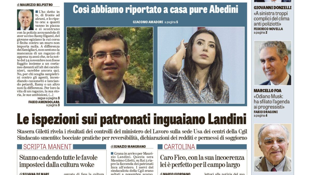 Oggi in edicola