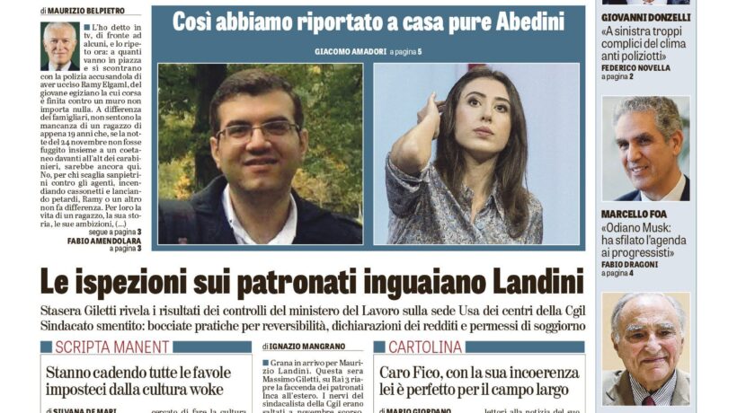 Oggi in edicola