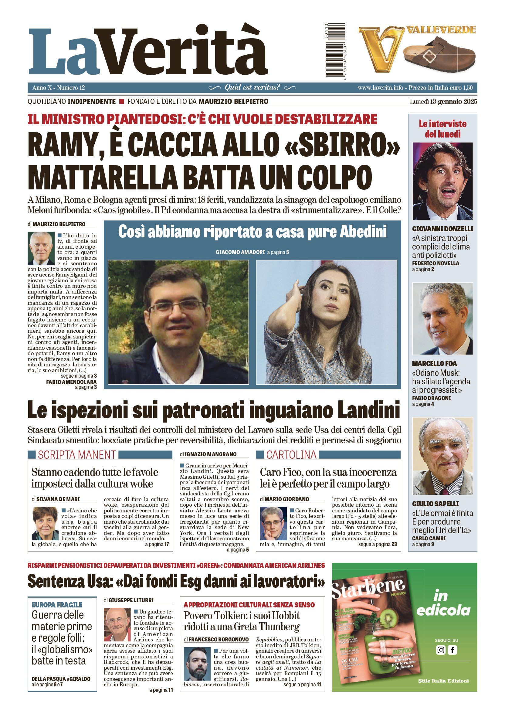 Oggi in edicola