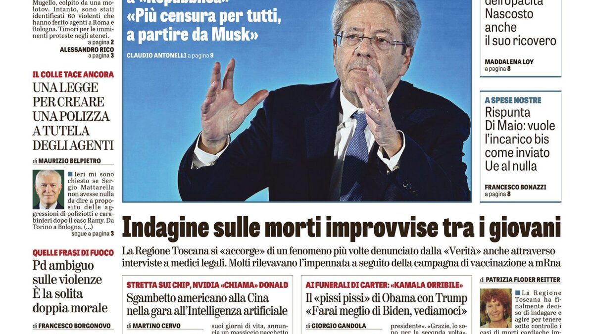 Oggi in edicola