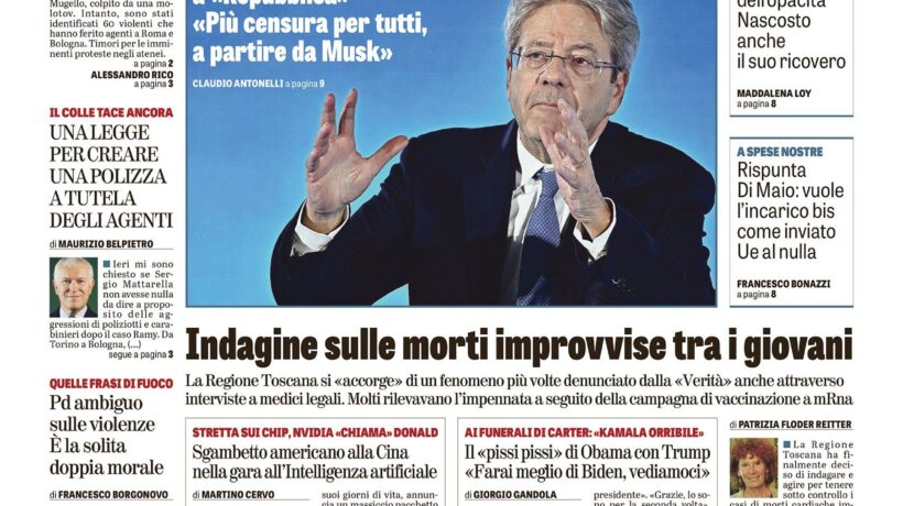 Oggi in edicola