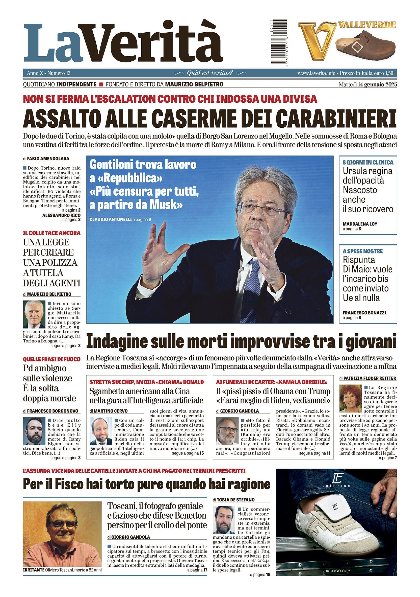Oggi in edicola