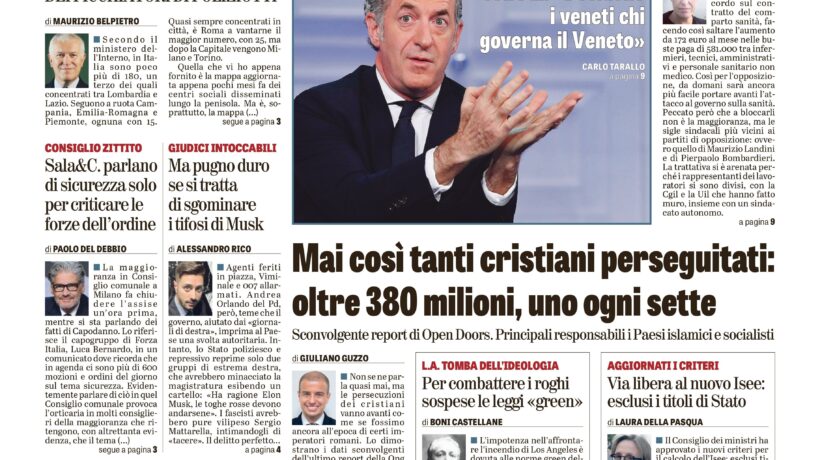 Oggi in edicola
