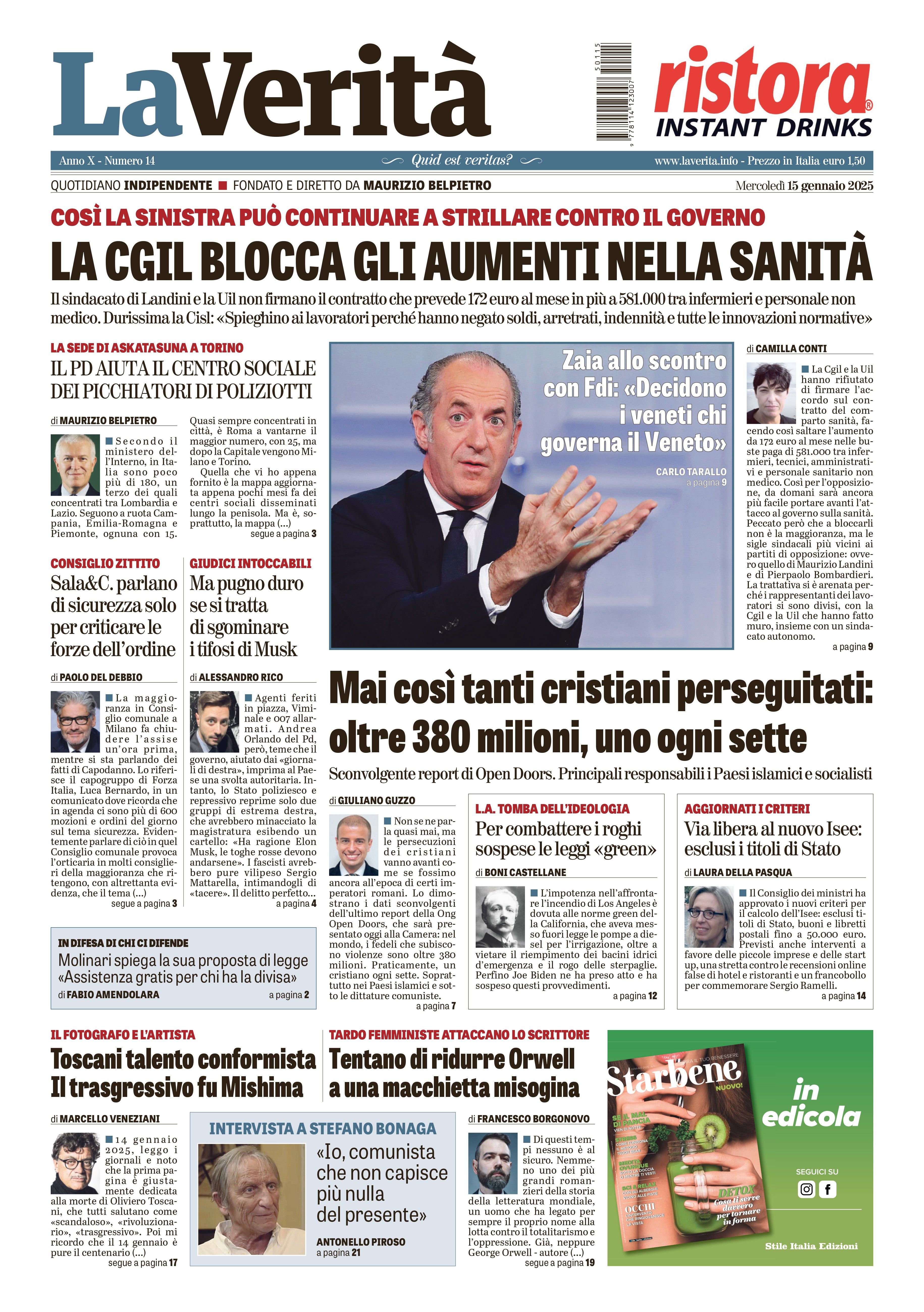 Oggi in edicola