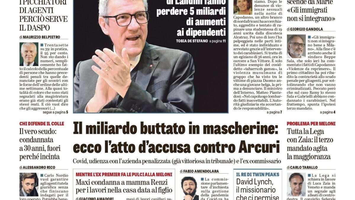 Oggi in edicola