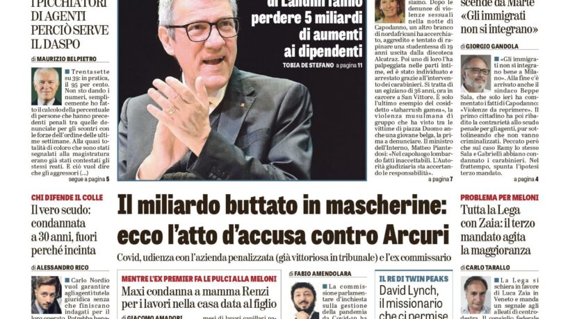 Oggi in edicola