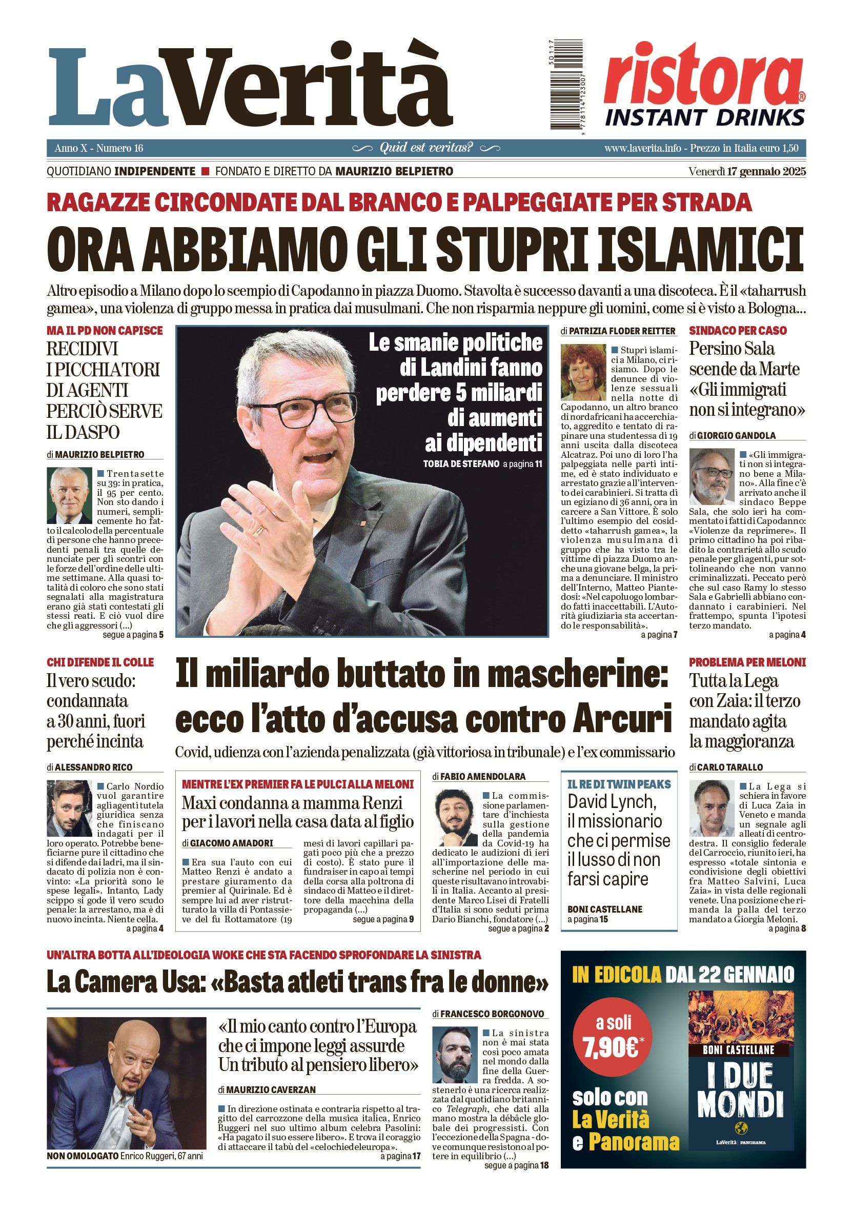 Oggi in edicola
