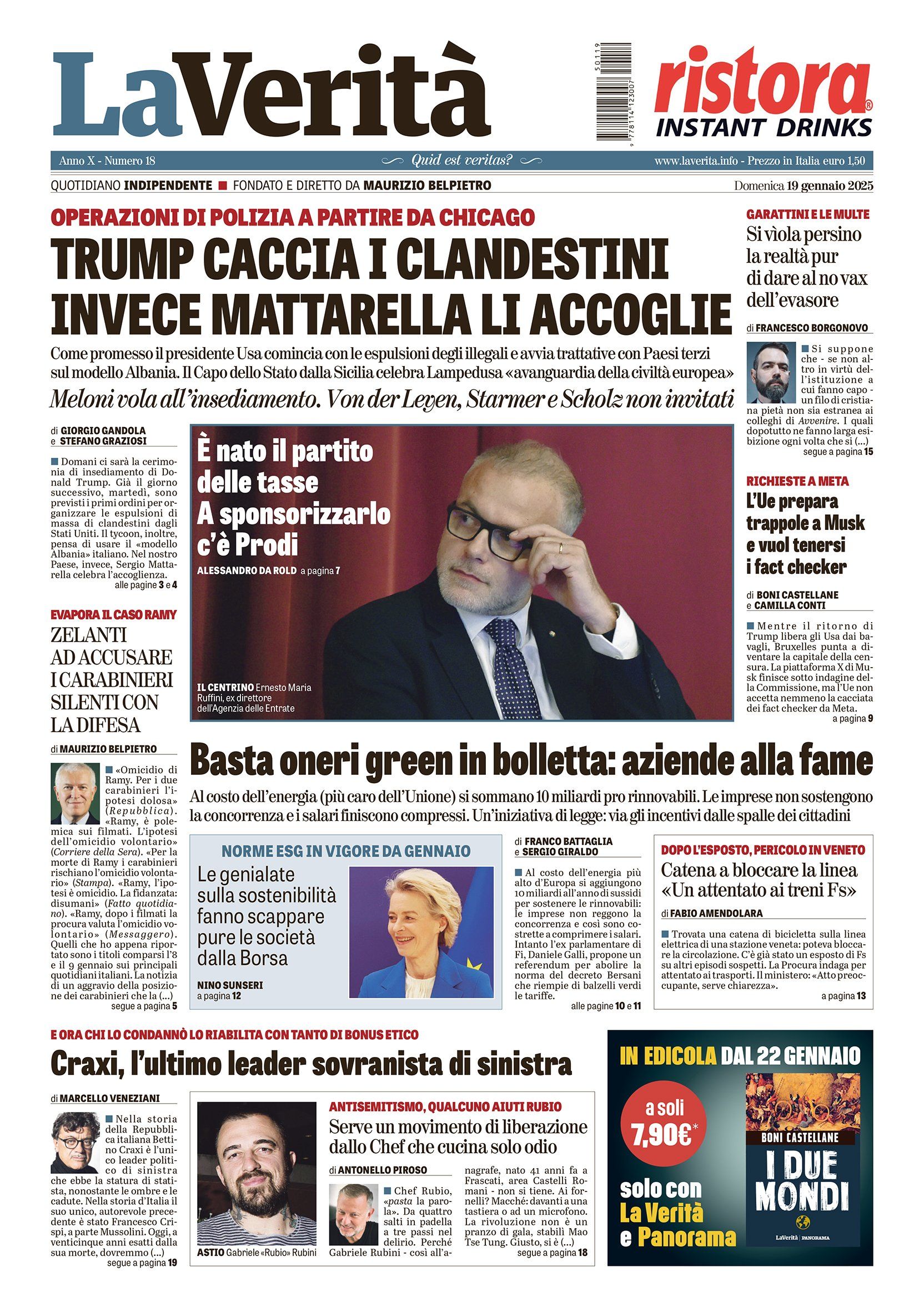 Oggi in edicola