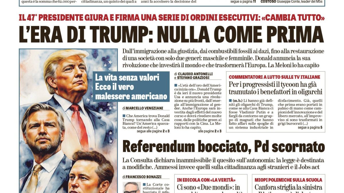 Oggi in edicola