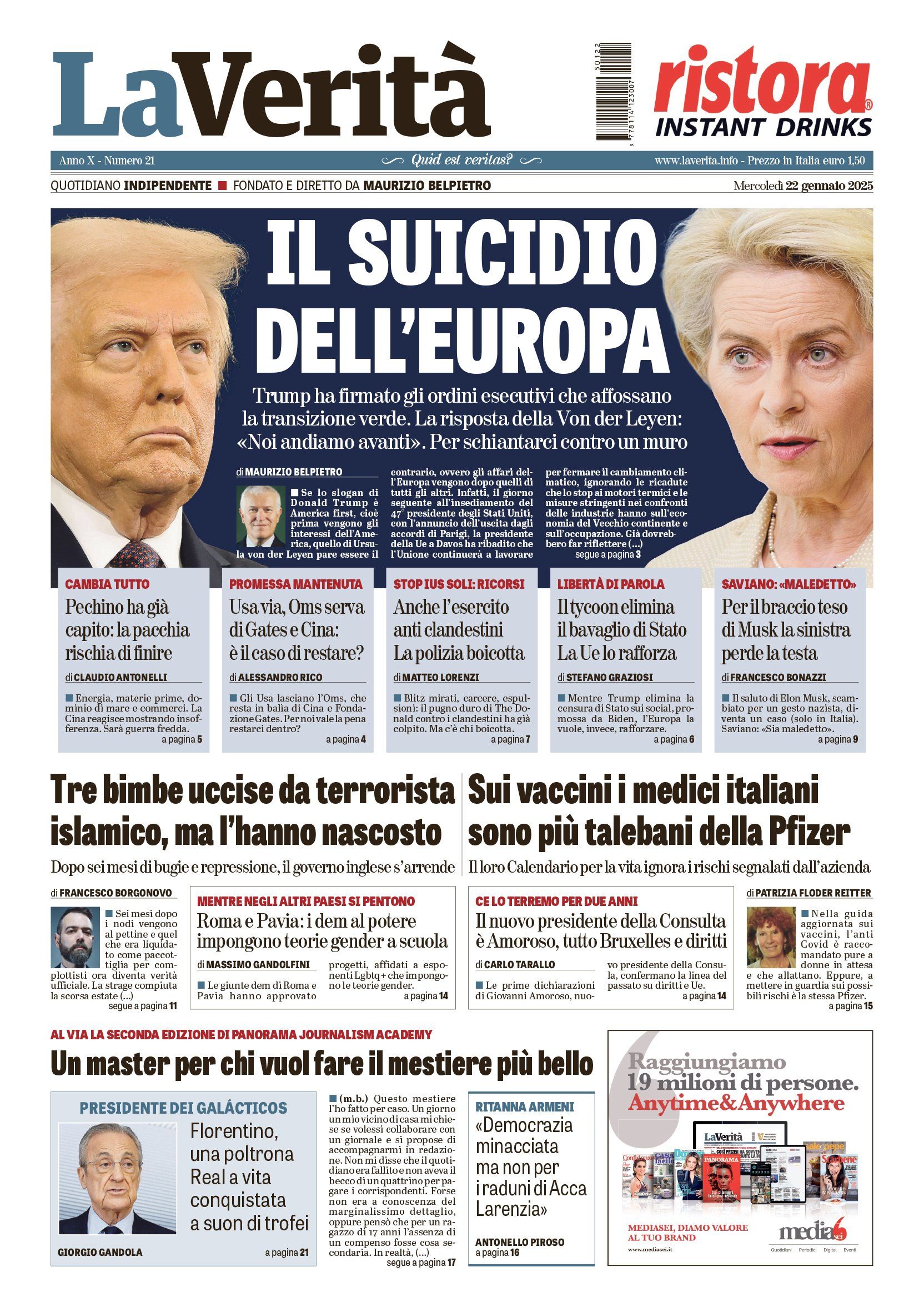 Oggi in edicola
