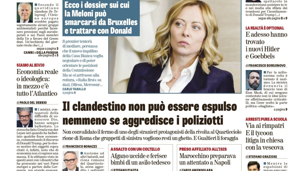 Oggi in edicola