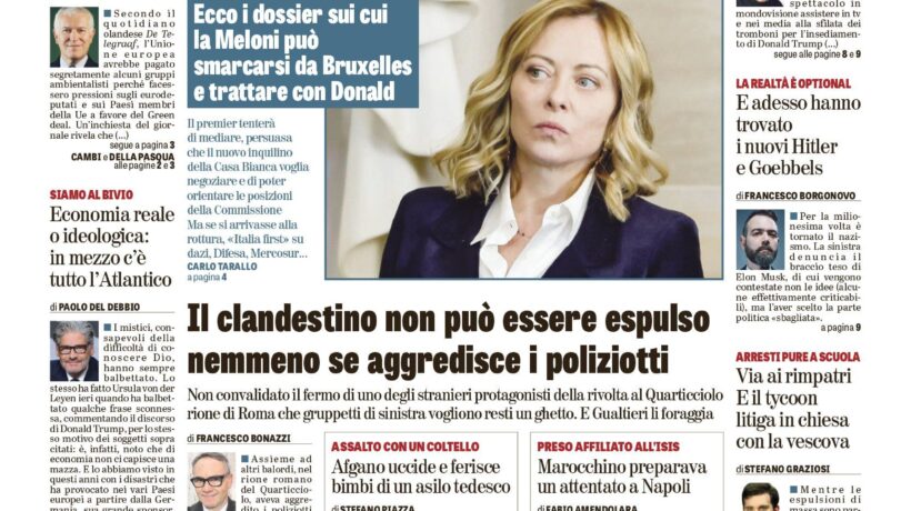 Oggi in edicola