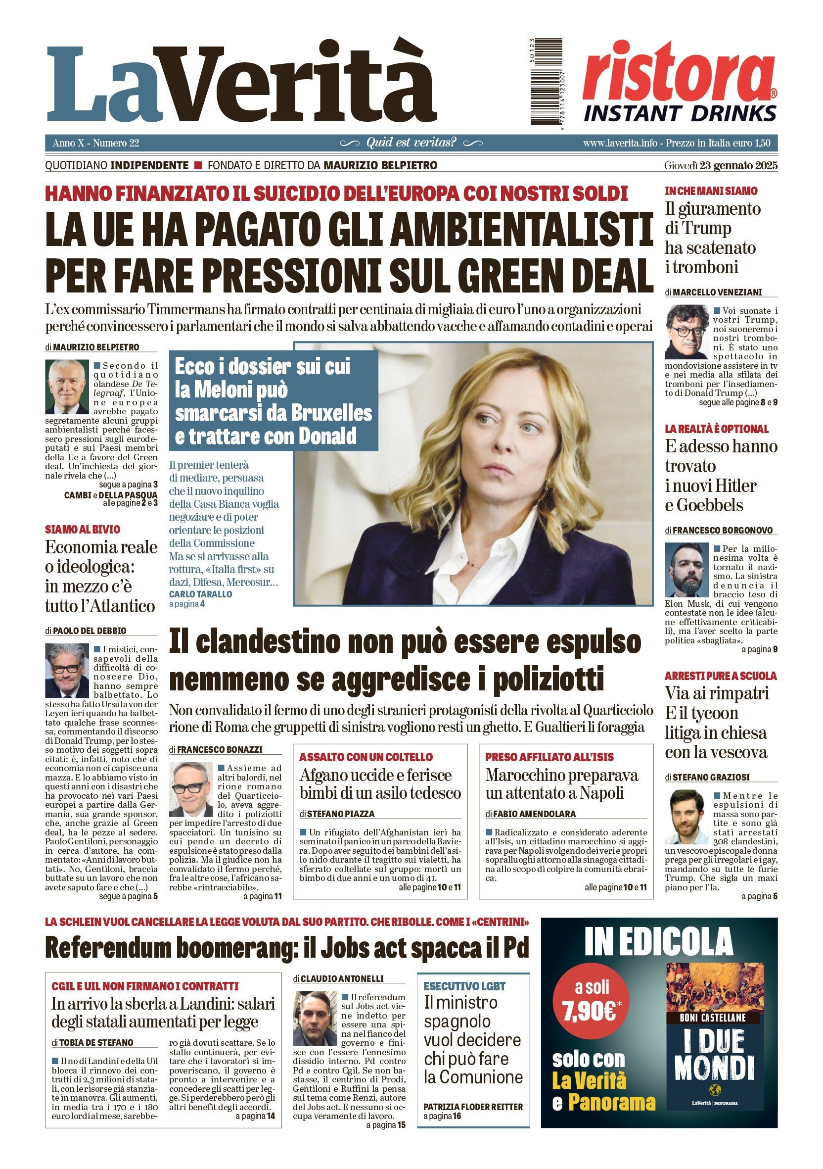 Oggi in edicola