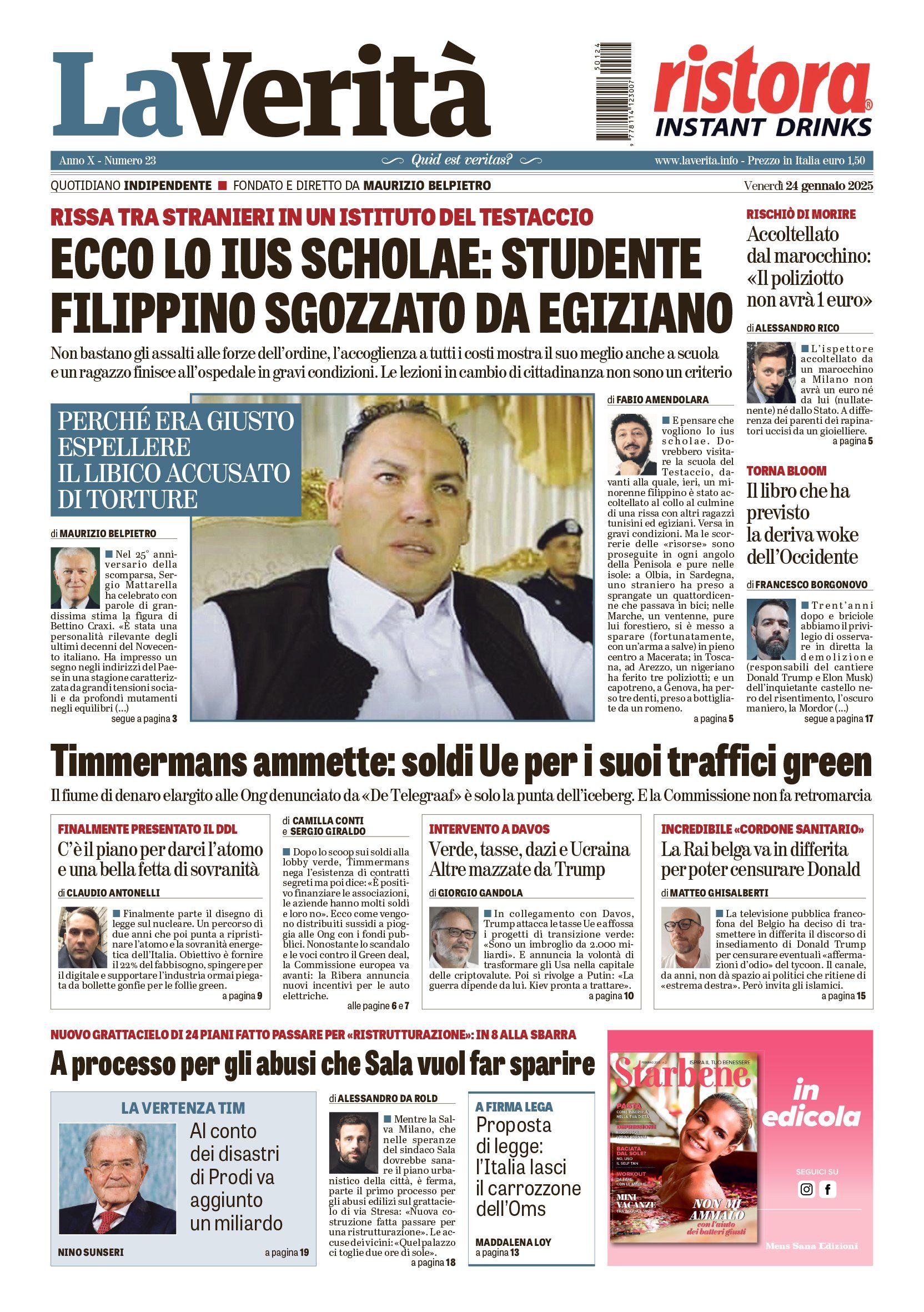 Oggi in edicola